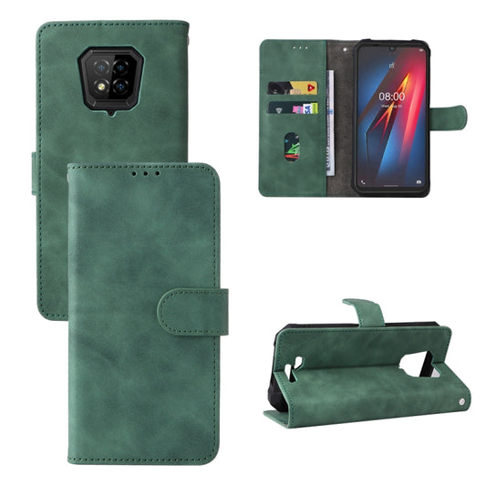 For Ulefone Armor 8 Skin Feel Magnetic Buckle Calf Texture Leather Phone Case(Green) - Ulefone Cases by buy2fix | Online Shopping UK | buy2fix