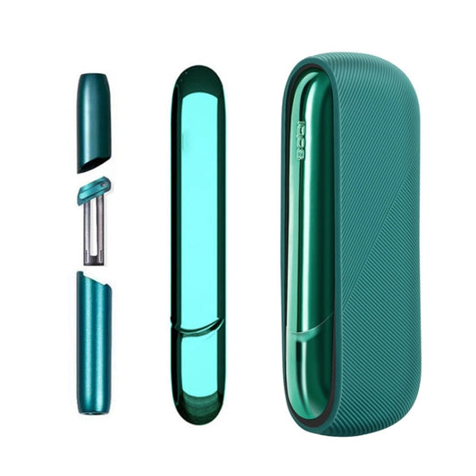 3 in 1 Cigarette Shell + Side Cover + Silicone Case for IQO 3.0 / 3.0 DUO(Green) - E Cigarette Accessories by buy2fix | Online Shopping UK | buy2fix