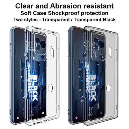 For Xiaomi Black Shark 5 Pro IMAK UX-5 Series Transparent TPU Phone Case(Transparent Black) - Xiaomi Cases by imak | Online Shopping UK | buy2fix