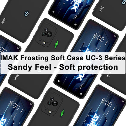 For Xiaomi Black Shark 5 Pro IMAK UC-3 Series Shockproof Frosted TPU Phone Case(Black) - Xiaomi Cases by imak | Online Shopping UK | buy2fix