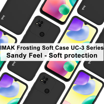 For Xiaomi Redmi 10A 4G IMAK UC-3 Series Shockproof Frosted TPU Phone Case(Black) - Xiaomi Cases by imak | Online Shopping UK | buy2fix