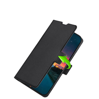 For Blackview A95 Ultra-thin Voltage Side Buckle PU + TPU Leather Phone Case(Black) - More Brand by buy2fix | Online Shopping UK | buy2fix