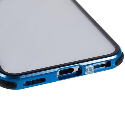 For Samsung Galaxy S22+ 5G Anti-peeping Magnetic Double-sided Tempered Glass Phone Case(Blue) - Galaxy S22+ 5G Cases by buy2fix | Online Shopping UK | buy2fix