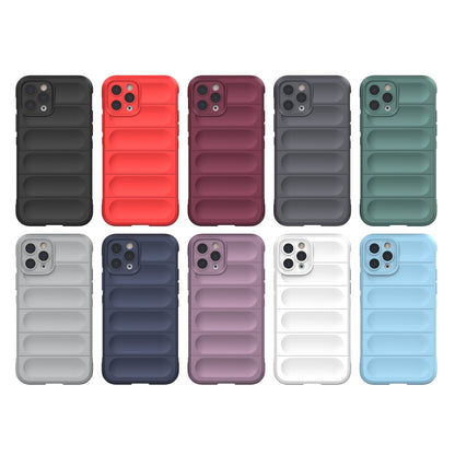 For iPhone 11 Pro Max Magic Shield TPU + Flannel Phone Case (Black) - iPhone 11 Pro Max Cases by buy2fix | Online Shopping UK | buy2fix