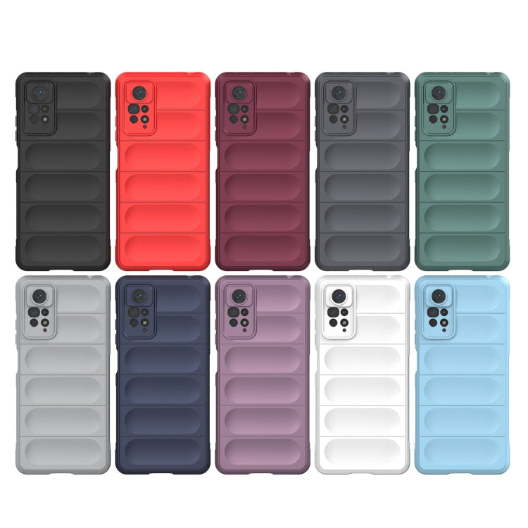 For Xiaomi Redmi Note 11 Pro International Magic Shield TPU + Flannel Phone Case(White) - Xiaomi Cases by buy2fix | Online Shopping UK | buy2fix