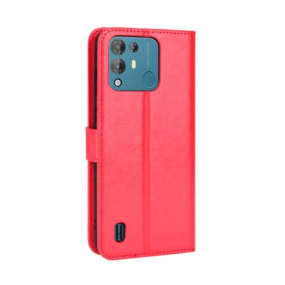 For Blackview A55 Pro Retro Crazy Horse Texture Leather Phone Case(Red) - More Brand by buy2fix | Online Shopping UK | buy2fix