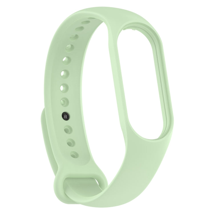 For Xiaomi Mi Band 7 / 7NFC / 6 / 6 NFC / 5 / 5 NFC / Amazfit Band 5 Official Silicone Watch Band(Matcha Green) - Watch Bands by buy2fix | Online Shopping UK | buy2fix