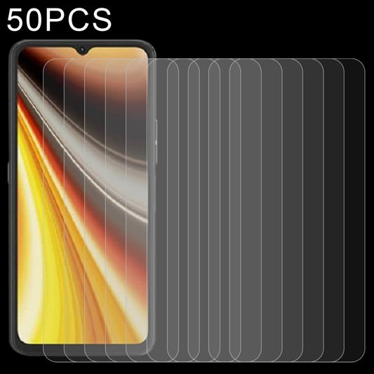 50 PCS 0.26mm 9H 2.5D Tempered Glass Film For UMIDIGI Power 7 - For Umidigi by buy2fix | Online Shopping UK | buy2fix