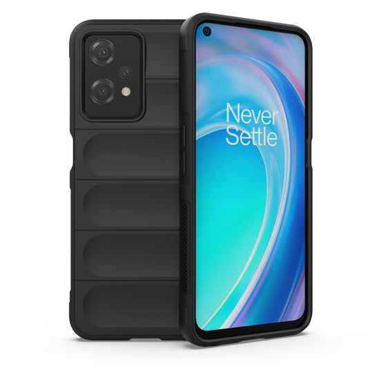 For Realme 9 Pro / Realme V25 5G / Realme 9 5G EU Version Magic Shield TPU + Flannel Phone Case(Black) - Realme Cases by buy2fix | Online Shopping UK | buy2fix