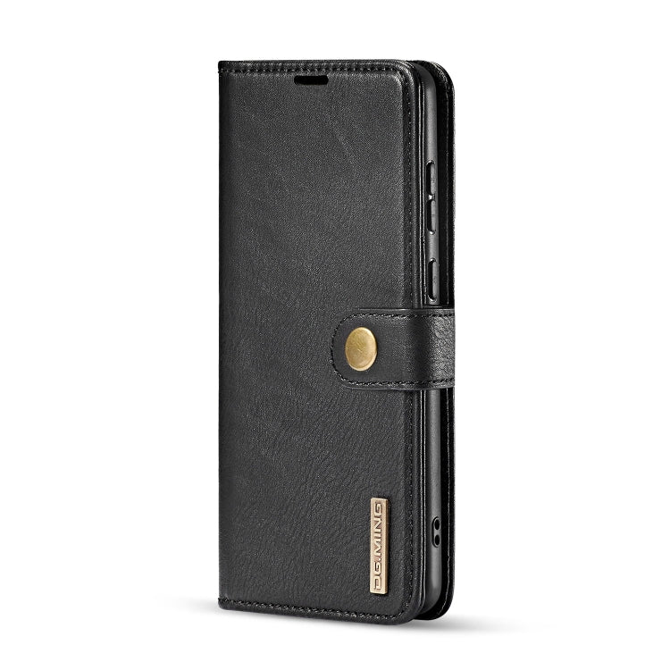 For Galaxy S20+ DG.MING Crazy Horse Texture Flip Detachable Magnetic Leather Case with Holder & Card Slots & Wallet(Black) - Galaxy Phone Cases by DG.MING | Online Shopping UK | buy2fix