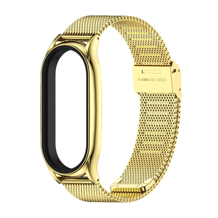 For Xiaomi Mi Band 7 / 7 NFC MIJOBS Milan Buckle Plus Stainless Steel Watch Band(Gold) - Watch Bands by MIJOBS | Online Shopping UK | buy2fix