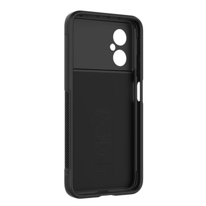 For Xiaomi Poco M4 5G Magic Shield TPU + Flannel Phone Case(Dark Blue) - Xiaomi Cases by buy2fix | Online Shopping UK | buy2fix