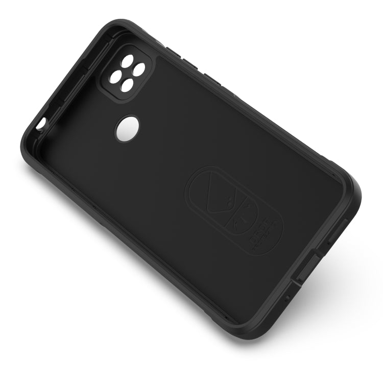 For Xiaomi Redmi 9C Magic Shield TPU + Flannel Phone Case(Dark Green) - Xiaomi Cases by buy2fix | Online Shopping UK | buy2fix