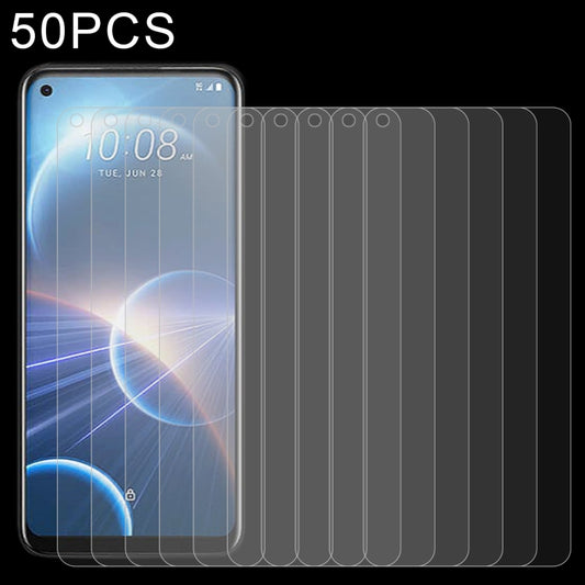 50 PCS 0.26mm 9H 2.5D Tempered Glass Film For HTC Desire 22 Pro - For HTC by buy2fix | Online Shopping UK | buy2fix