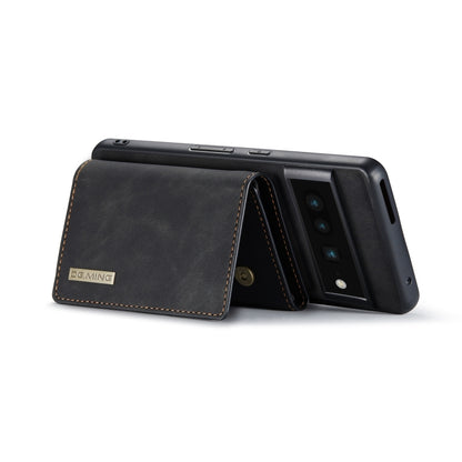 For Google Pixel 7 Pro 5G DG.MING M1 Series 3-Fold Multi Card Wallet + Magnetic Phone Case(Black) - Google Cases by DG.MING | Online Shopping UK | buy2fix