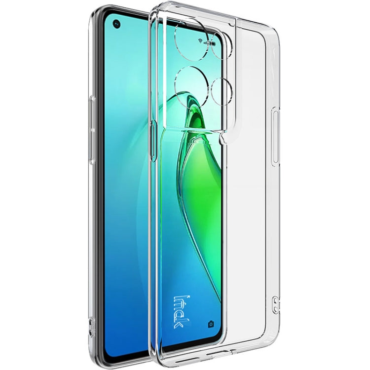 For OPPO Reno8 Pro 5G IMAK UX-5 Series Transparent Shockproof TPU Protective Phone Case - OPPO Cases by imak | Online Shopping UK | buy2fix