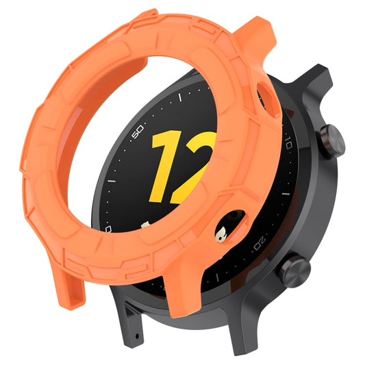 For Realme watch S RMA207 Armor Hollow TPU Watch Case(Orange) - Watch Case by buy2fix | Online Shopping UK | buy2fix