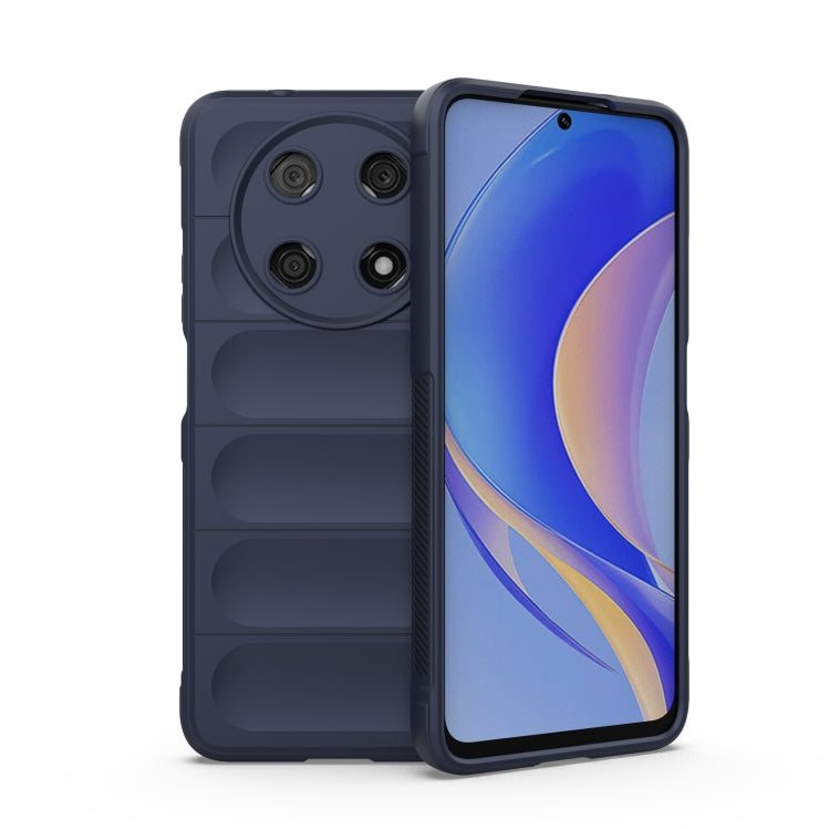 For Huawei Nova Y90/Enjoy 50 Pro Magic Shield TPU + Flannel Phone Case(Dark Blue) - Huawei Cases by buy2fix | Online Shopping UK | buy2fix