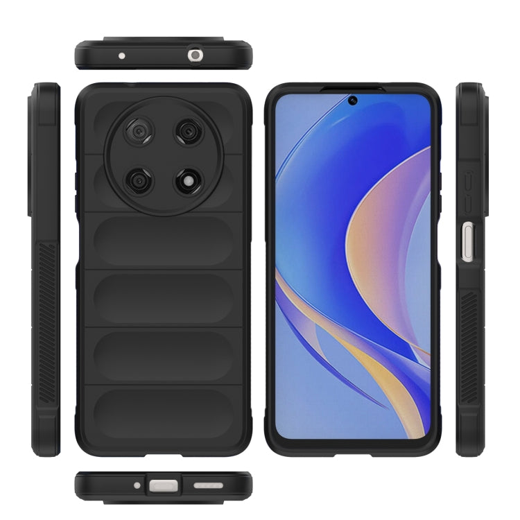 For Huawei Nova Y90/Enjoy 50 Pro Magic Shield TPU + Flannel Phone Case(Dark Blue) - Huawei Cases by buy2fix | Online Shopping UK | buy2fix