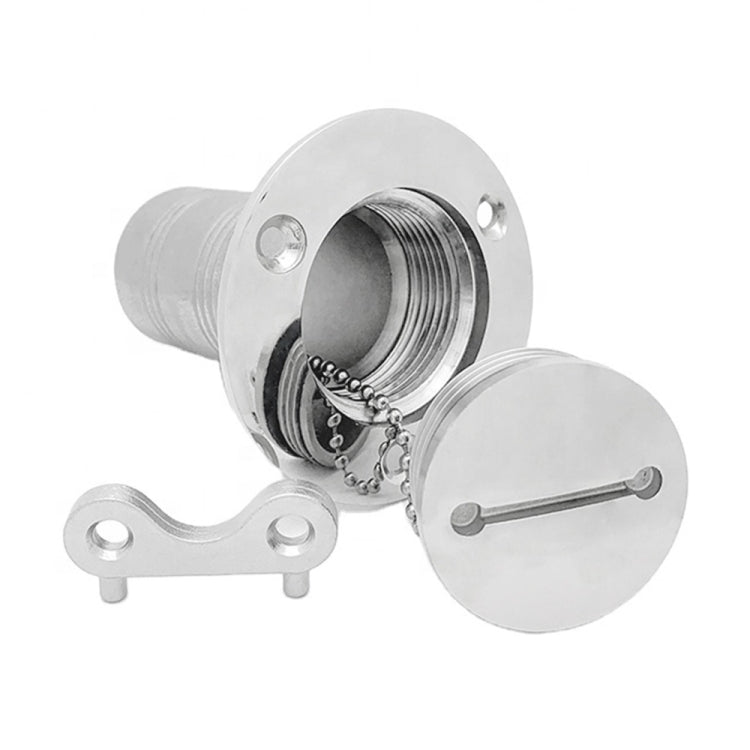 1-1/2 inch Stainless Steel Yacht Universal Fuel Filler - Marine Accessories & Parts by buy2fix | Online Shopping UK | buy2fix