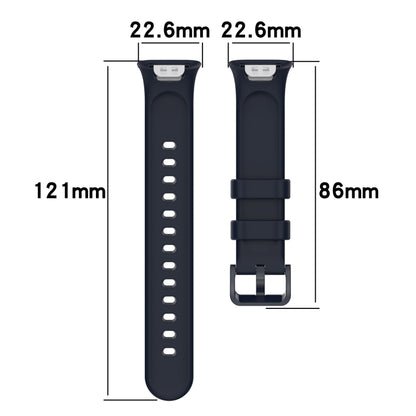 For Xiaomi Mi Band 7 Pro Litchi Texture Leather Watch Band(Black) - Watch Bands by buy2fix | Online Shopping UK | buy2fix