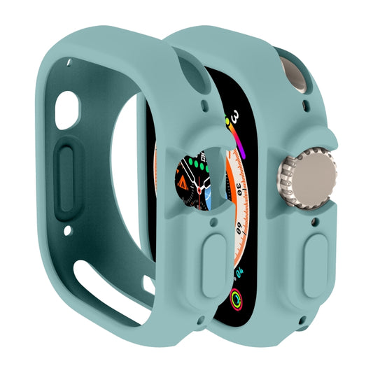 For Apple Watch Ultra 49mm Candy TPU Protective Case(Green) - Watch Cases by buy2fix | Online Shopping UK | buy2fix