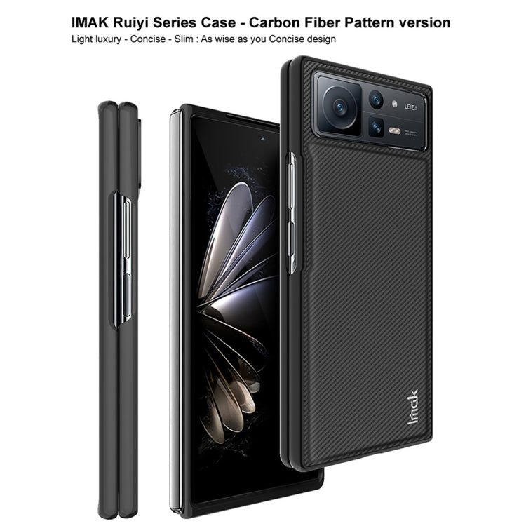 For Xiaomi Mix Fold 2 5G IMAK Ruiyi Series Carbon Fiber PU + PC Phone Case - Xiaomi Cases by imak | Online Shopping UK | buy2fix