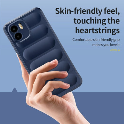 For Xiaomi Redmi A1 4G Global Magic Shield TPU + Flannel Phone Case(Light Blue) - Xiaomi Cases by buy2fix | Online Shopping UK | buy2fix