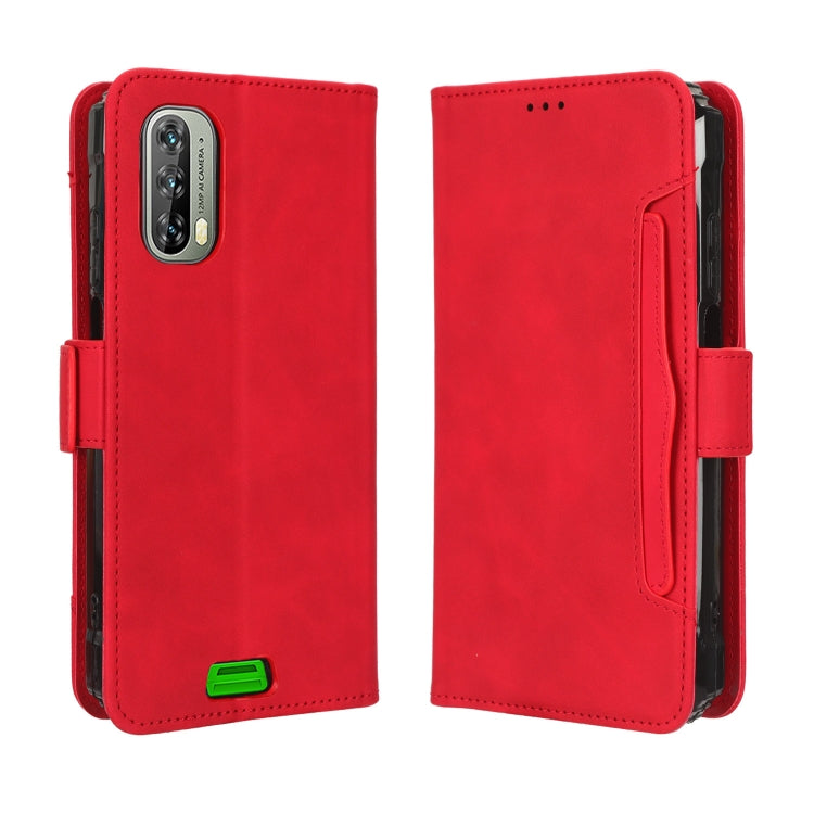 For Blackview BV7100 Skin Feel Calf Texture Card Slots Leather Phone Case(Red) - More Brand by buy2fix | Online Shopping UK | buy2fix