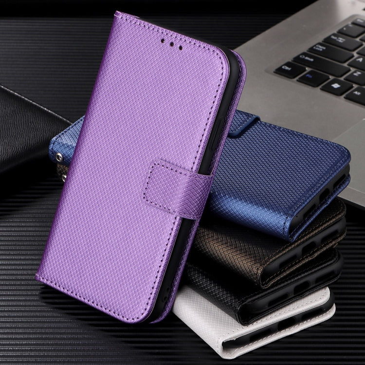 For Blackview BV7100 Diamond Texture Leather Phone Case(Purple) - More Brand by buy2fix | Online Shopping UK | buy2fix