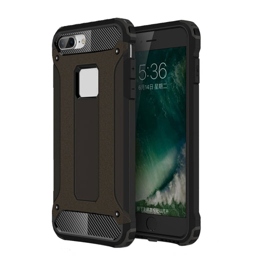 For iPhone 8 Plus Magic Armor TPU + PC Combination Phone Case(Black) - More iPhone Cases by buy2fix | Online Shopping UK | buy2fix