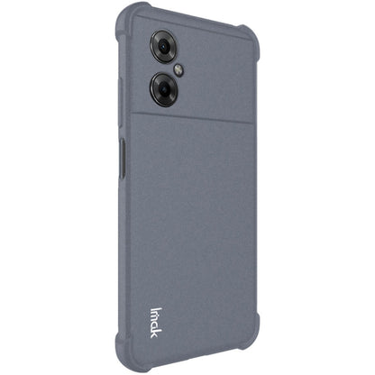 For Xiaomi Poco M4 5G imak All-inclusive Shockproof Airbag TPU Case(Matte Grey) - Xiaomi Cases by imak | Online Shopping UK | buy2fix