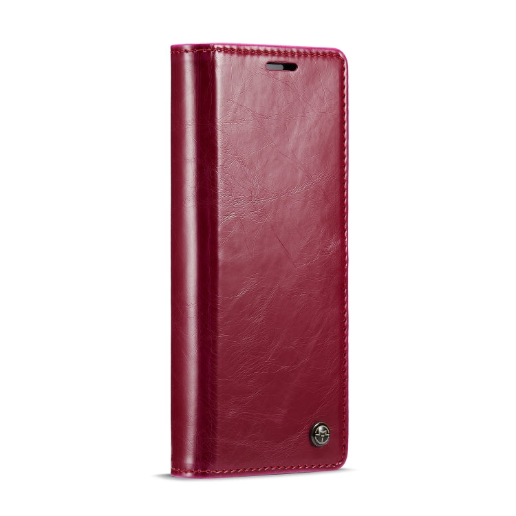 For Samsung Galaxy Z Fold4 CaseMe 003 Crazy Horse Texture Leather Phone Case(Red) - Galaxy Z Fold4 5G Cases by CaseMe | Online Shopping UK | buy2fix