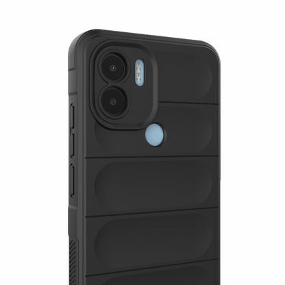 For Xiaomi Redmi A1+ 4G Global Magic Shield TPU + Flannel Phone Case(Dark Grey) - Xiaomi Cases by buy2fix | Online Shopping UK | buy2fix