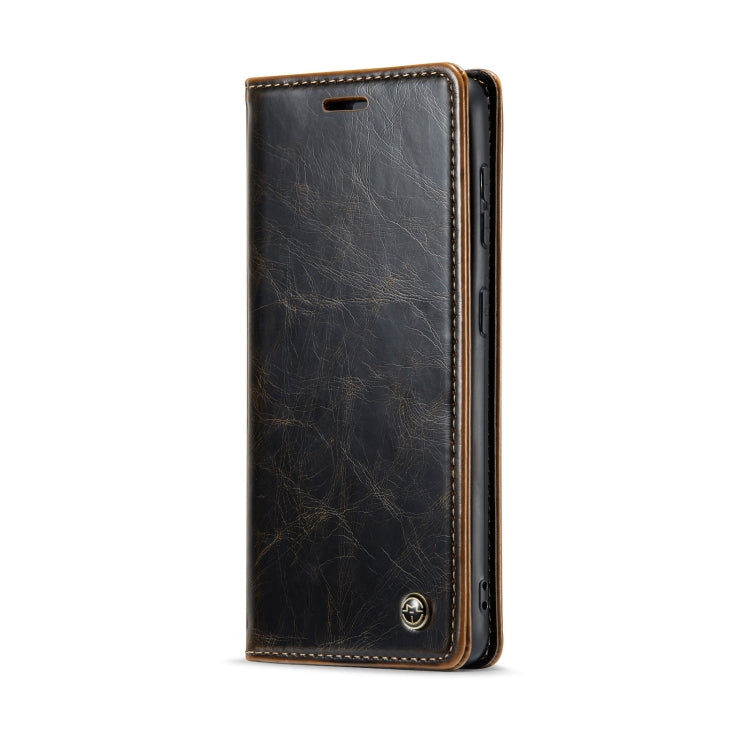 For Samsung Galaxy S20 CaseMe 003 Crazy Horse Texture Leather Phone Case(Coffee) - Galaxy Phone Cases by CaseMe | Online Shopping UK | buy2fix