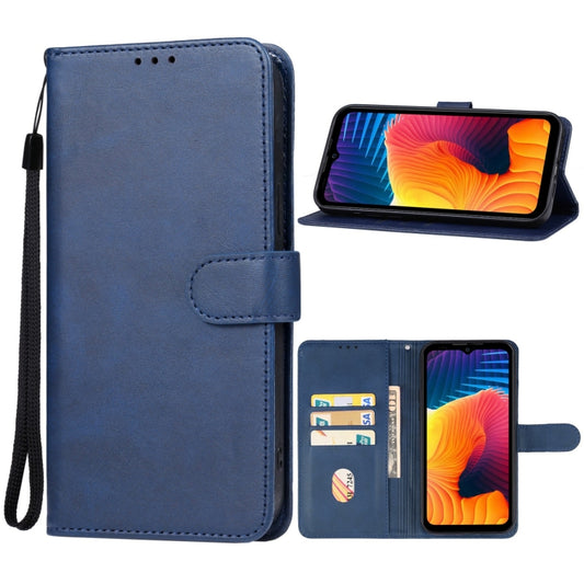 For Doogee V30 5G Leather Phone Case(Blue) - Doogee Cases by buy2fix | Online Shopping UK | buy2fix