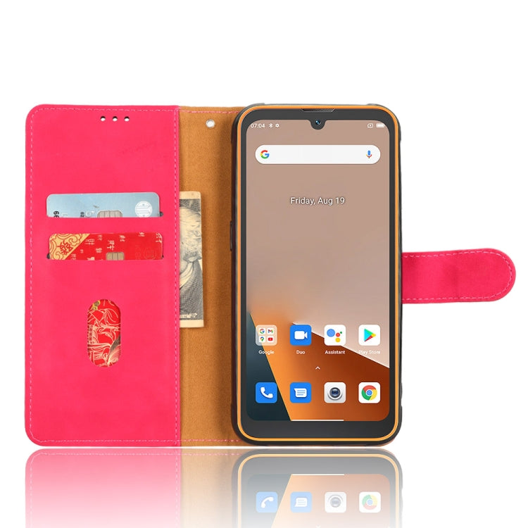 For Blackview BV5200 Skin Feel Magnetic Flip Leather Phone Case(Rose Red) - More Brand by buy2fix | Online Shopping UK | buy2fix