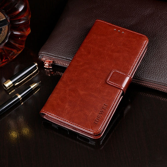 For Ulefone MIX 2 idewei  Crazy Horse Texture Horizontal Flip Leather Case with Holder & Card Slots & Wallet(Brown) - Ulefone Cases by idewei | Online Shopping UK | buy2fix