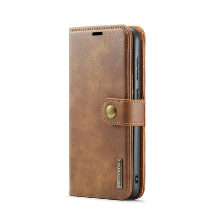 For Samsung Galaxy S23+ 5G DG.MING Crazy Horse Texture Detachable Magnetic Leather Case(Brown) - Galaxy S23+ 5G Cases by DG.MING | Online Shopping UK | buy2fix