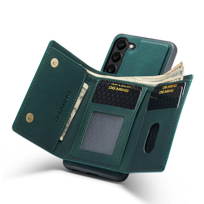 For Samsung Galaxy S23+ 5G DG.MING M1 Series 3-Fold Multi Card Wallet  Phone Case(Green) - Galaxy S23+ 5G Cases by DG.MING | Online Shopping UK | buy2fix