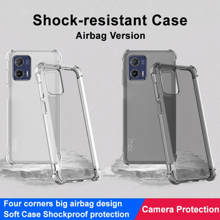 For Motorola Moto G73 5G imak Shockproof Airbag TPU Phone Case(Transparent) - Motorola Cases by imak | Online Shopping UK | buy2fix