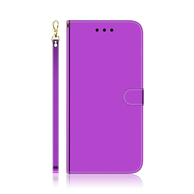 For OnePlus 11 Imitated Mirror Surface Horizontal Flip Leather Phone Case(Purple) - OnePlus Cases by buy2fix | Online Shopping UK | buy2fix