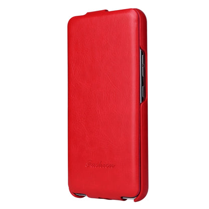 For Samsung Galaxy S23+ 5G Fierre Shann 64 Texture Vertical Flip PU Leather Phone Case(Red) - Galaxy S23+ 5G Cases by FIERRE SHANN | Online Shopping UK | buy2fix