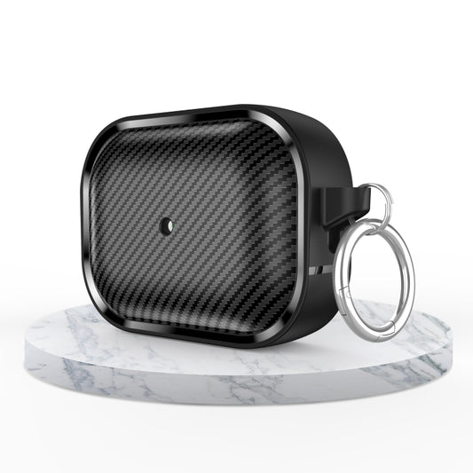 For AirPods Pro 2 Photo Frame Carbon Fiber Series Earphone Case(Black) - For AirPods Pro 2 by buy2fix | Online Shopping UK | buy2fix