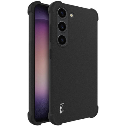 For Samsung Galaxy S23 5G imak Shockproof Airbag TPU Phone Case(Matte Black) - Galaxy S23 5G Cases by imak | Online Shopping UK | buy2fix