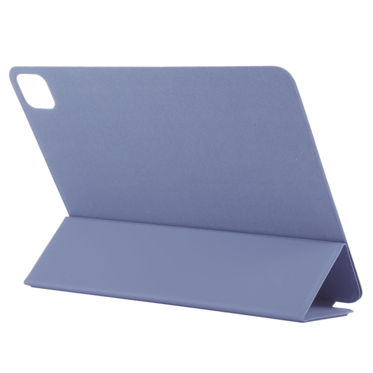 For iPad Air 13 2024 / Pro 12.9 2020 Non-buckle Double-sided Magnetic Flip Leather Tablet Case With Holder & Sleep / Wake-up Function(Purple) - iPad Pro 12.9 (2020) Cases by buy2fix | Online Shopping UK | buy2fix