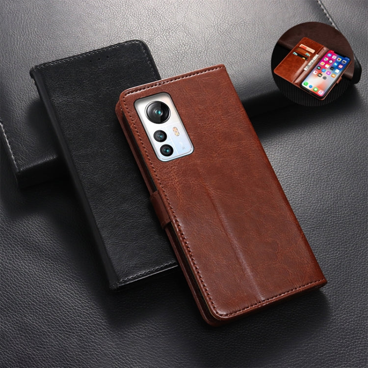 For Blackview A85 idewei Crazy Horse Texture Leather Phone Case with Holder(Red) - More Brand by idewei | Online Shopping UK | buy2fix