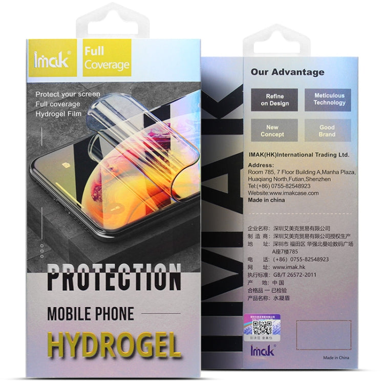 For Huawei P60 / P60 Pro 2pcs imak Curved Hydrogel Film Pnone Back Protector - For Huawei by imak | Online Shopping UK | buy2fix