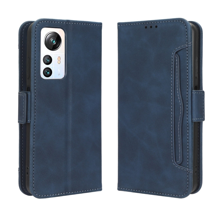 For Blackview A85 Skin Feel Calf Texture Card Slots Leather Phone Case(Blue) - More Brand by buy2fix | Online Shopping UK | buy2fix