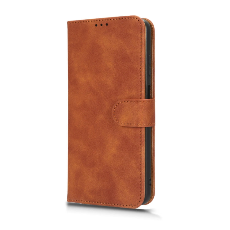 For Huawei Enjoy 60X Skin Feel Magnetic Flip Leather Phone Case(Brown) - Ulefone Cases by buy2fix | Online Shopping UK | buy2fix
